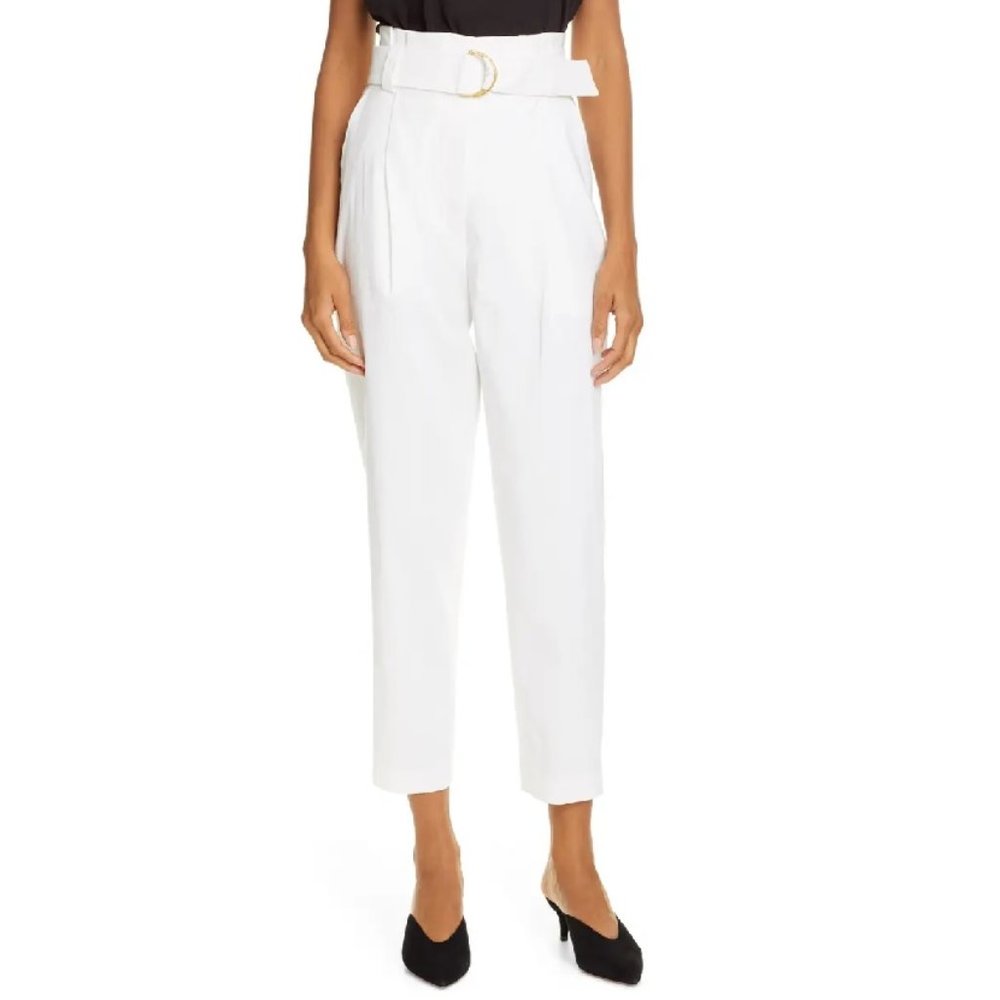 A.L.C. Diego High Belted Waist Crop Pants
